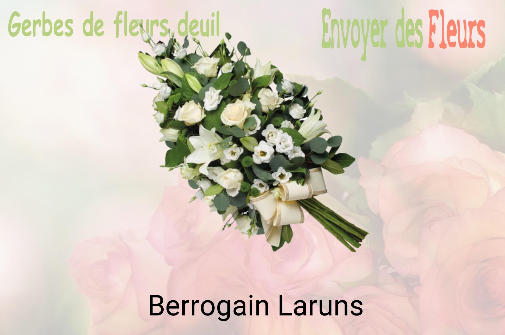 Gerbe de fleurs de deuil livrée à Berrogain-Laruns
